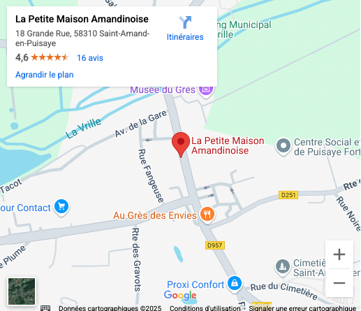 localisation chambre dhote petite maison amandinoise
