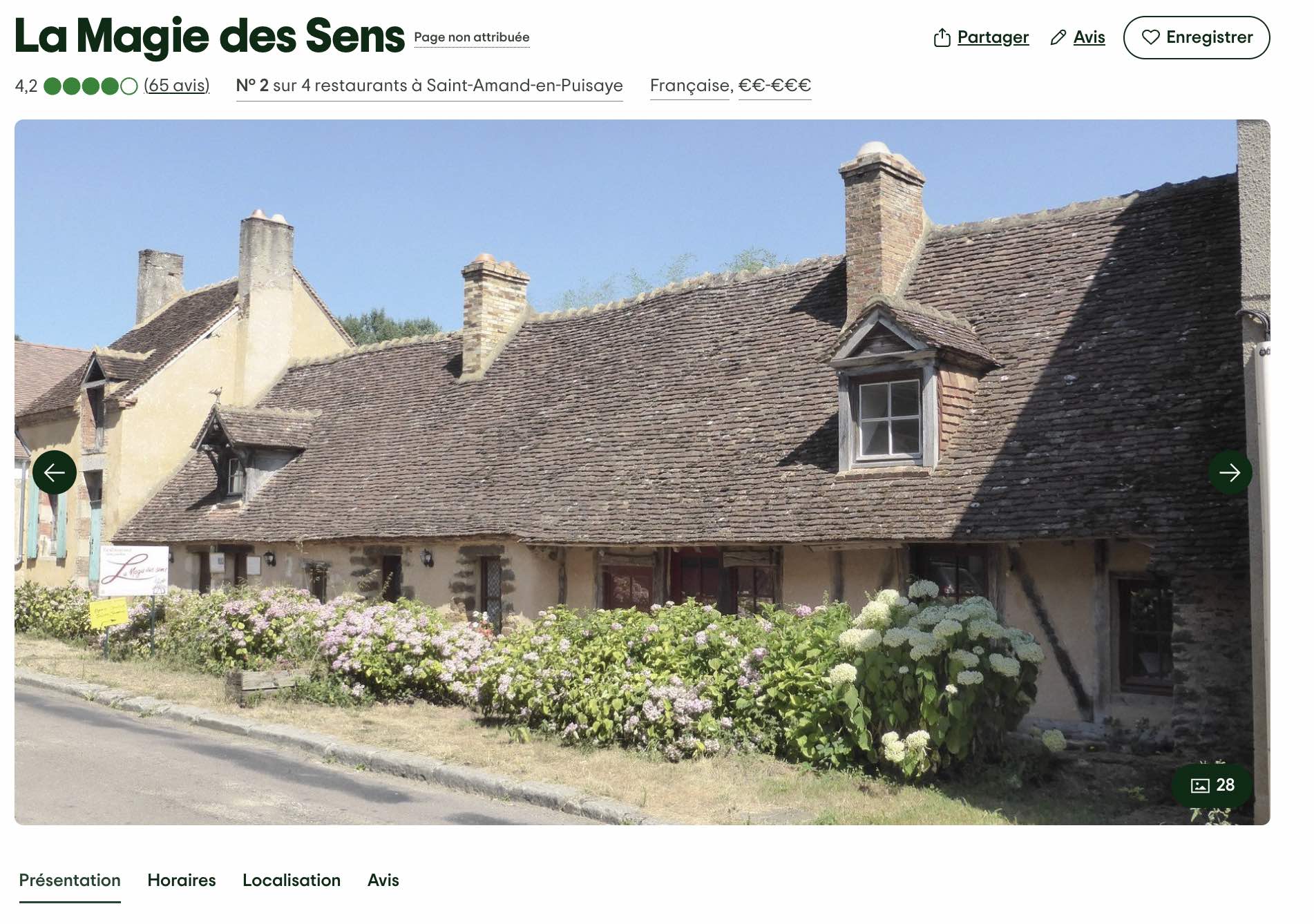 restaurant traditionnel la magie des sens